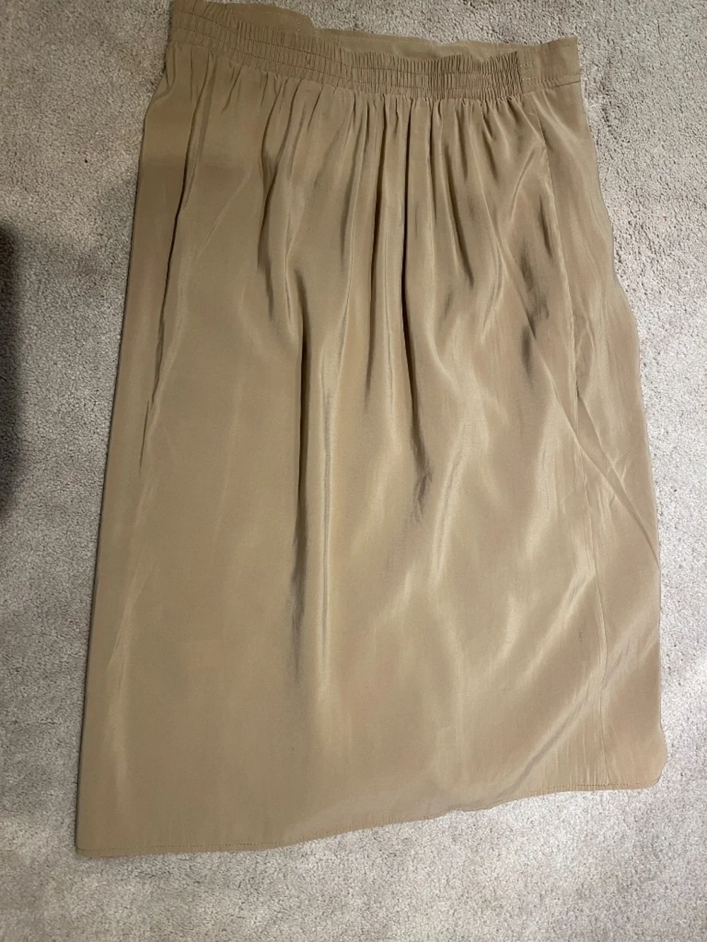 Max Studio light wrap midi skirt beige women L - NWT - Picture 7 of 10